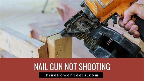 Nail gun won't fire. Things To Know About Nail gun won't fire. 